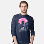 Pagoda Wave Aesthetics-mens long sleeved tee-vp021