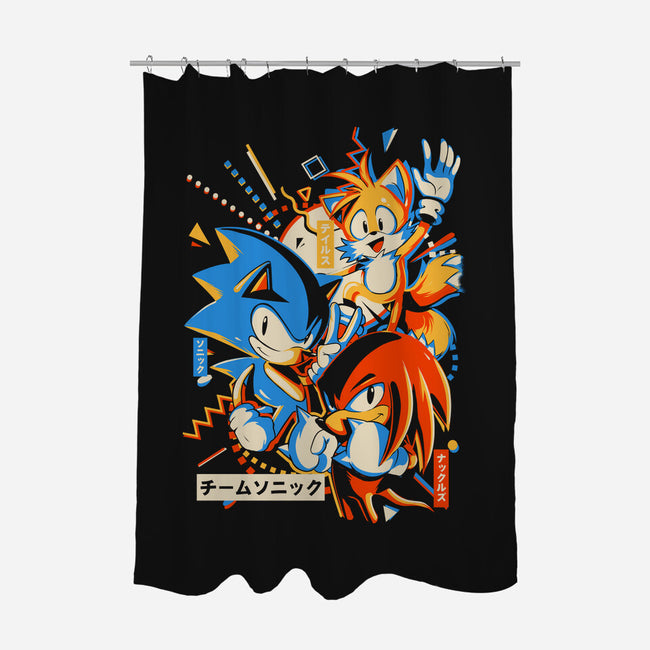 Mania Team-none polyester shower curtain-Gazo1a