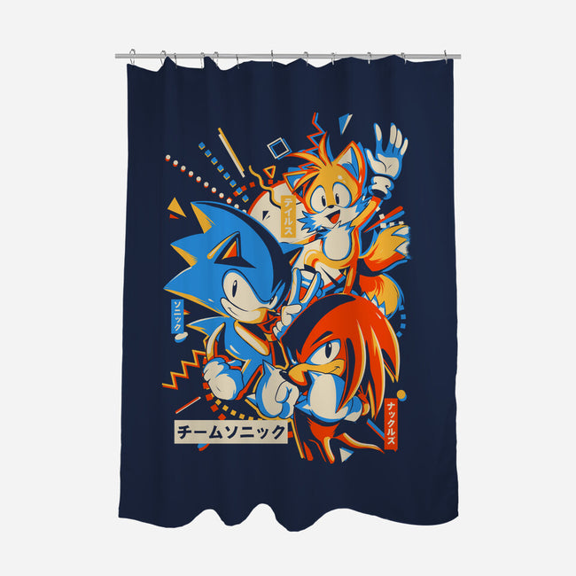 Mania Team-none polyester shower curtain-Gazo1a