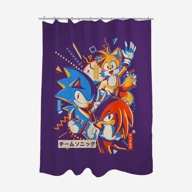 Mania Team-none polyester shower curtain-Gazo1a
