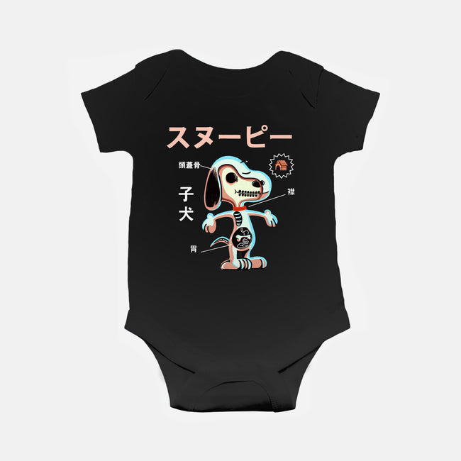 Anatomy of a Dog-baby basic onesie-Diego Gurgell