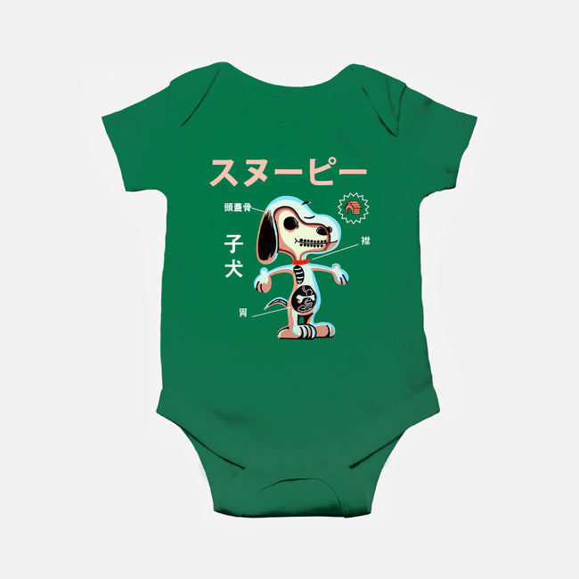 Anatomy of a Dog-baby basic onesie-Diego Gurgell