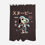 Anatomy of a Dog-none polyester shower curtain-Diego Gurgell