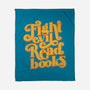 Fight Evil, Read Books-none fleece blanket-Agu Luque