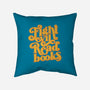 Fight Evil, Read Books-none removable cover w insert throw pillow-Agu Luque