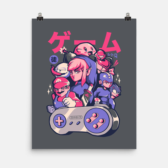 Retro Gang-none matte poster-eduely