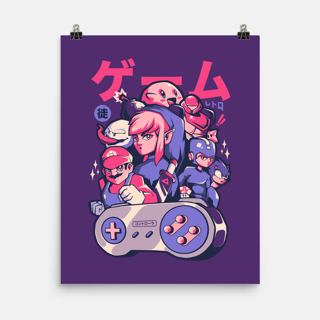 Retro Gang-none matte poster-eduely
