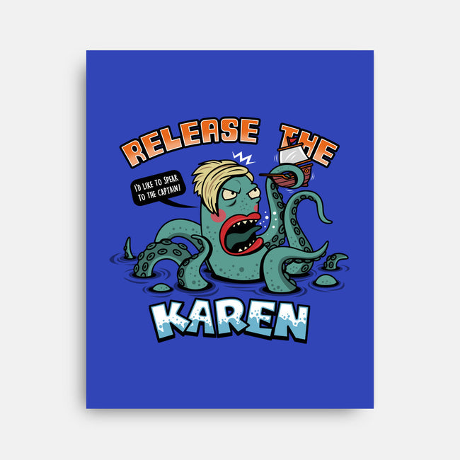 Release the Karen-none stretched canvas-Boggs Nicolas