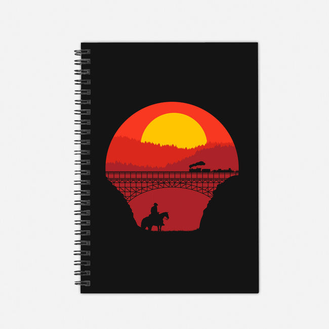 Wild West-none dot grid notebook-Astoumix