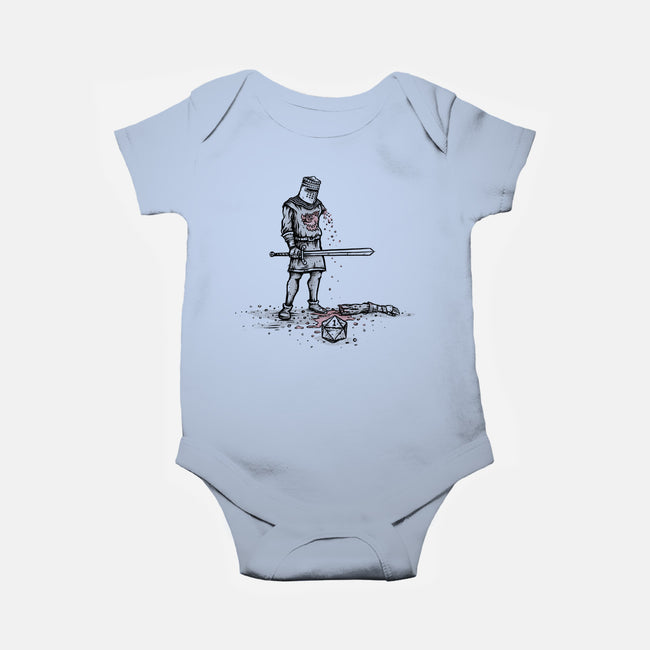 Rolling a One-baby basic onesie-kg07