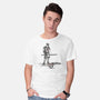 Rolling a One-mens basic tee-kg07