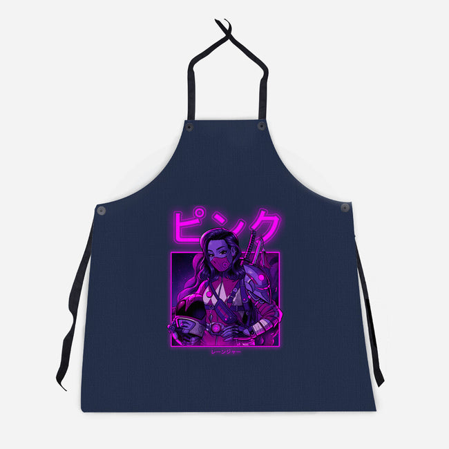 Pink Neon-unisex kitchen apron-Bruno Mota