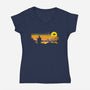 Can't Take the Sky From Me-womens v-neck tee-kharmazero