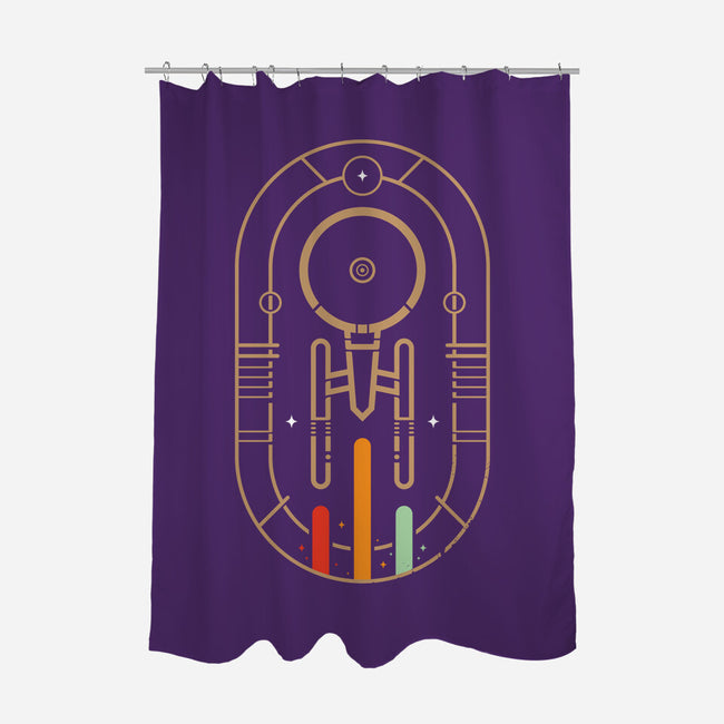 Fly Boldy-none polyester shower curtain-BadBox