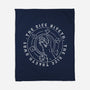 The Dice Giveth-none fleece blanket-ShirtGoblin