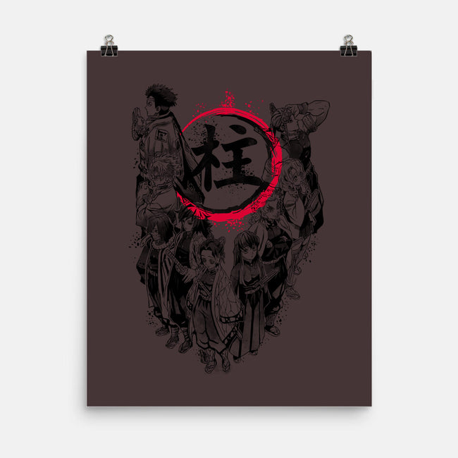 Pillars-none matte poster-Andriu