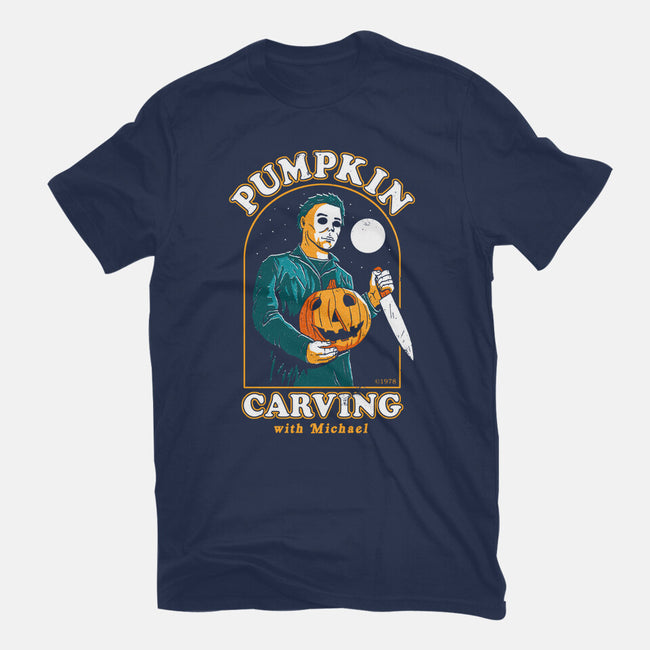 Carving With Michael-mens heavyweight tee-DinoMike