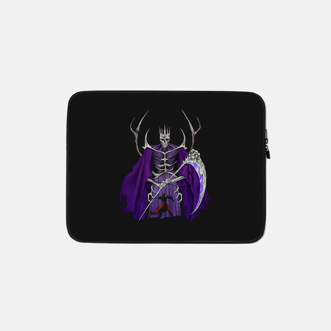 Fight With Death-none zippered laptop sleeve-Ursulalopez