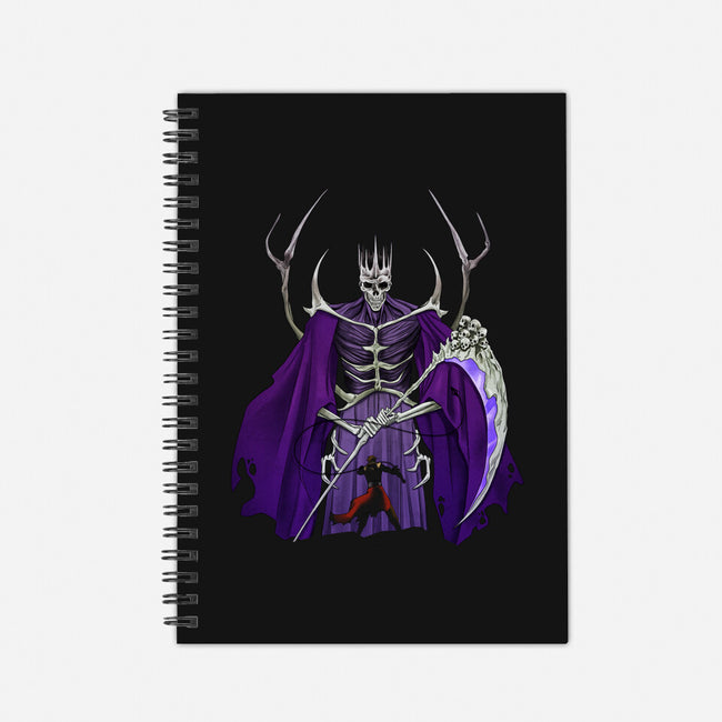 Fight With Death-none dot grid notebook-Ursulalopez