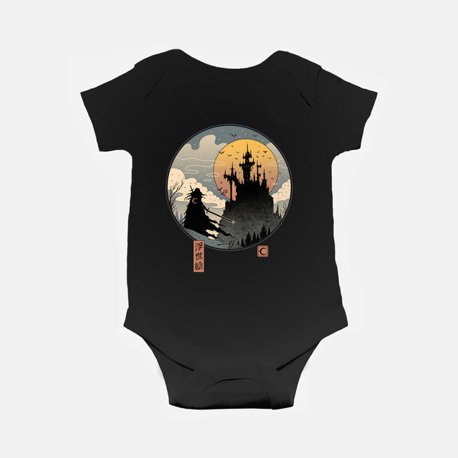 Vampire Slayer in Edo-baby basic onesie-vp021
