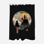 Vampire Slayer in Edo-none polyester shower curtain-vp021
