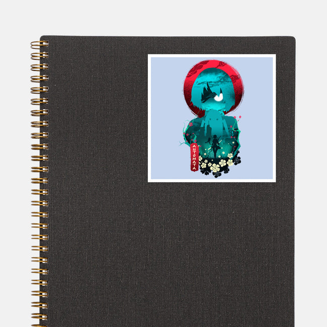 Become As God-none glossy sticker-hirolabs