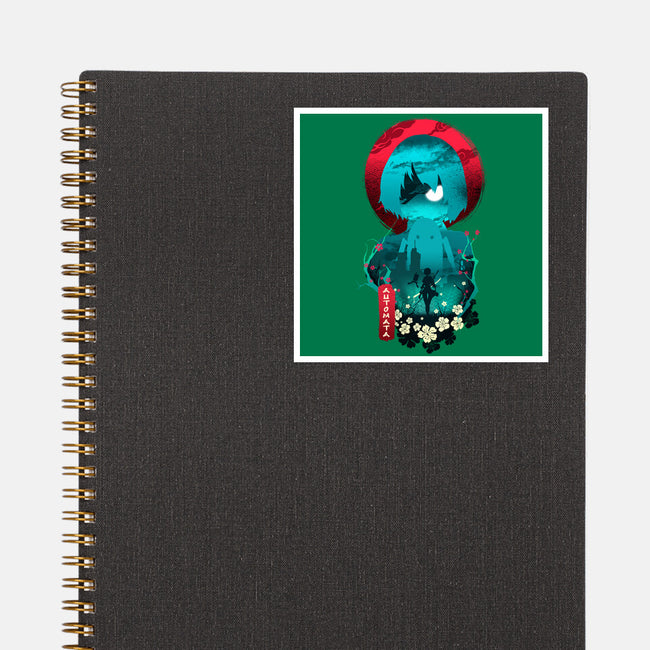 Become As God-none glossy sticker-hirolabs