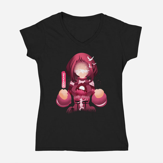 Uravity-womens v-neck tee-hirolabs