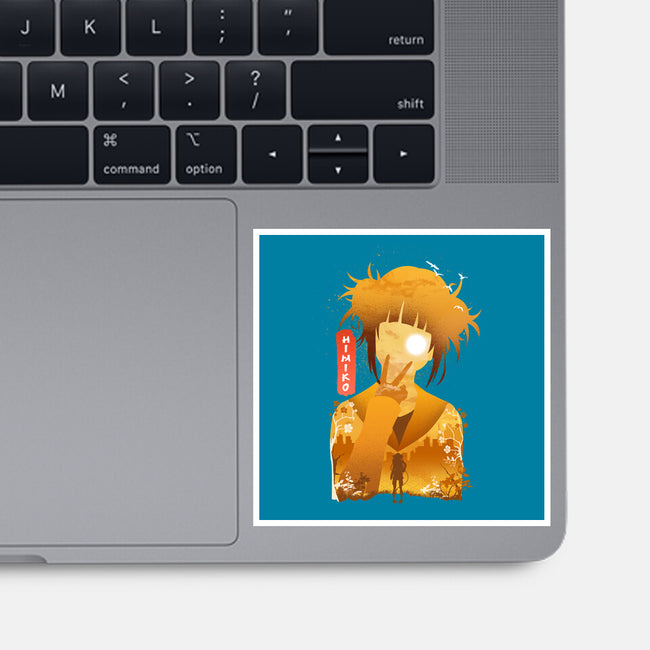 Himiko-none glossy sticker-hirolabs