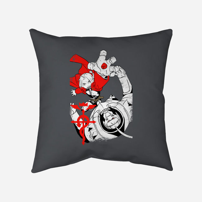 Brothers Of Alchemy-none non-removable cover w insert throw pillow-Jelly89