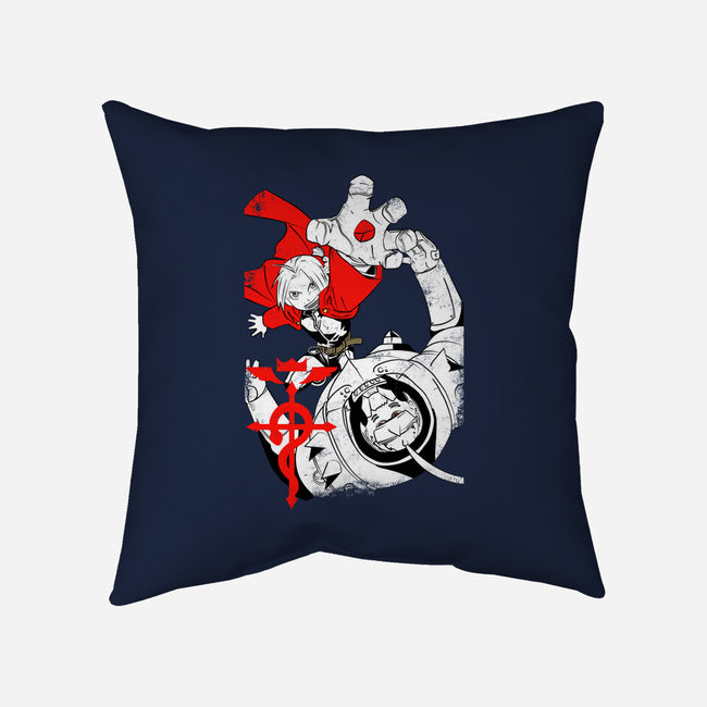 Brothers Of Alchemy-none non-removable cover w insert throw pillow-Jelly89