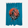 Slayer Of Titans Ink-none polyester shower curtain-IKILO
