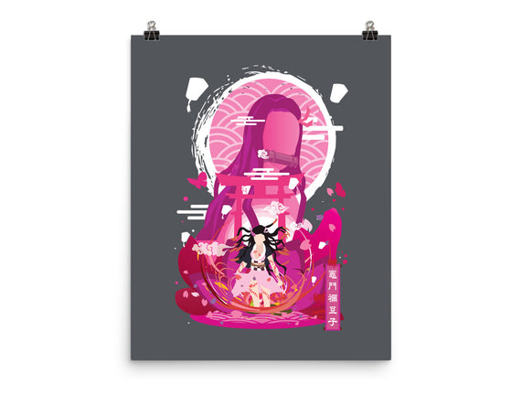 Nezuko Negative Space