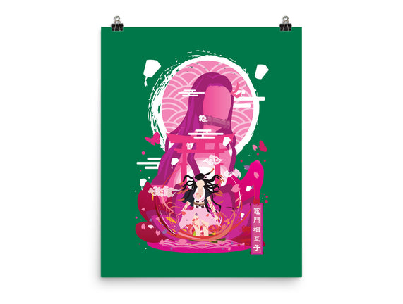 Nezuko Negative Space