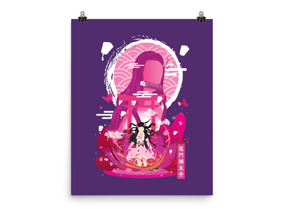 Nezuko Negative Space