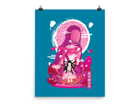 Nezuko Negative Space