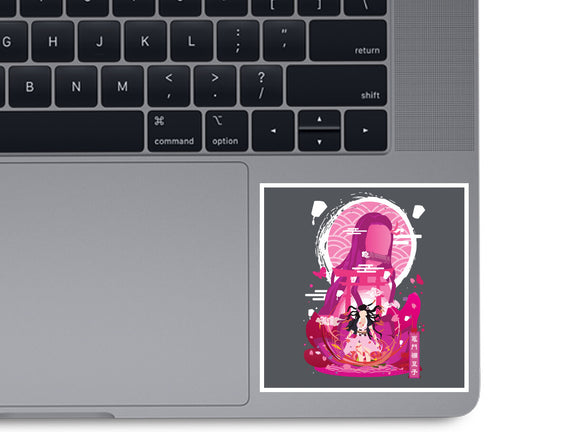 Nezuko Negative Space