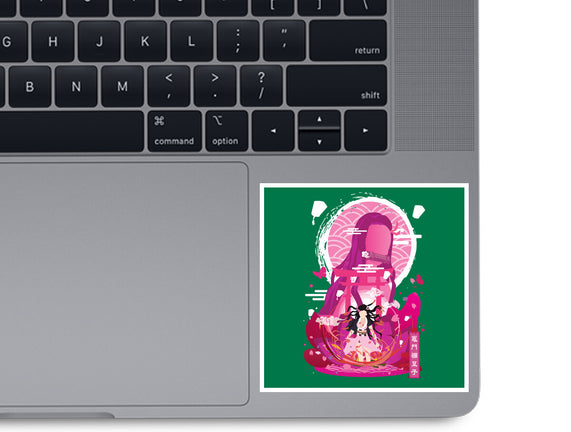 Nezuko Negative Space