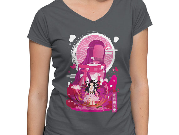 Nezuko Negative Space