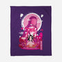 Nezuko Negative Space-none fleece blanket-SwensonaDesigns