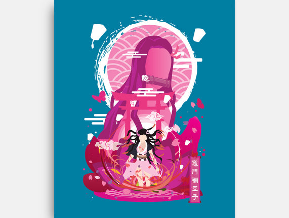 Nezuko Negative Space