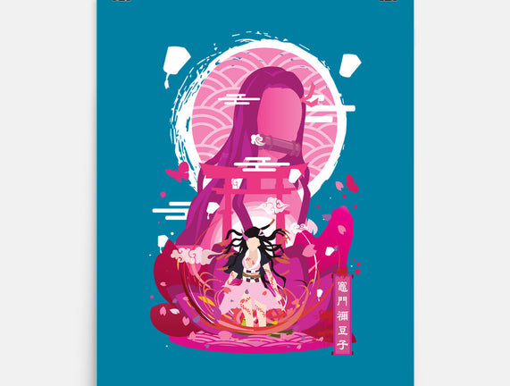 Nezuko Negative Space