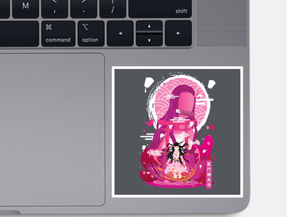 Nezuko Negative Space