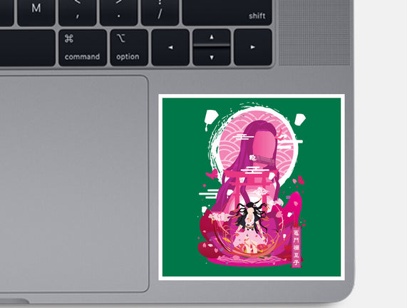 Nezuko Negative Space