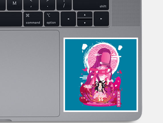 Nezuko Negative Space