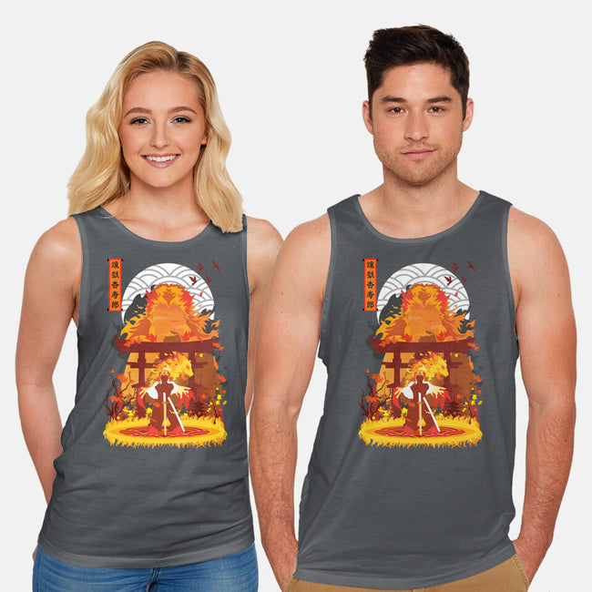 Kyojuro Rengoku-unisex basic tank-SwensonaDesigns