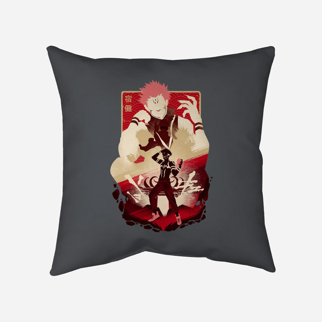 King Of Curses-none removable cover w insert throw pillow-hypertwenty