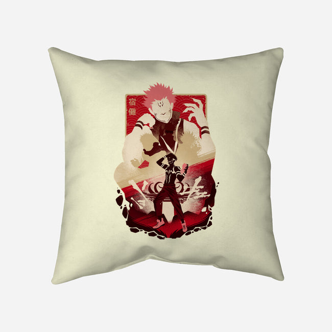 King Of Curses-none removable cover w insert throw pillow-hypertwenty