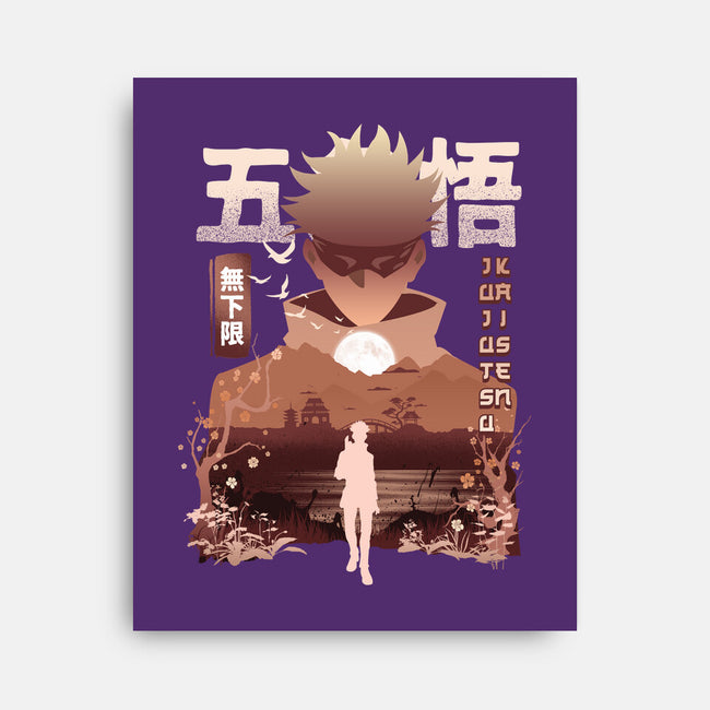 Gojo Satoru-none stretched canvas-hirolabs