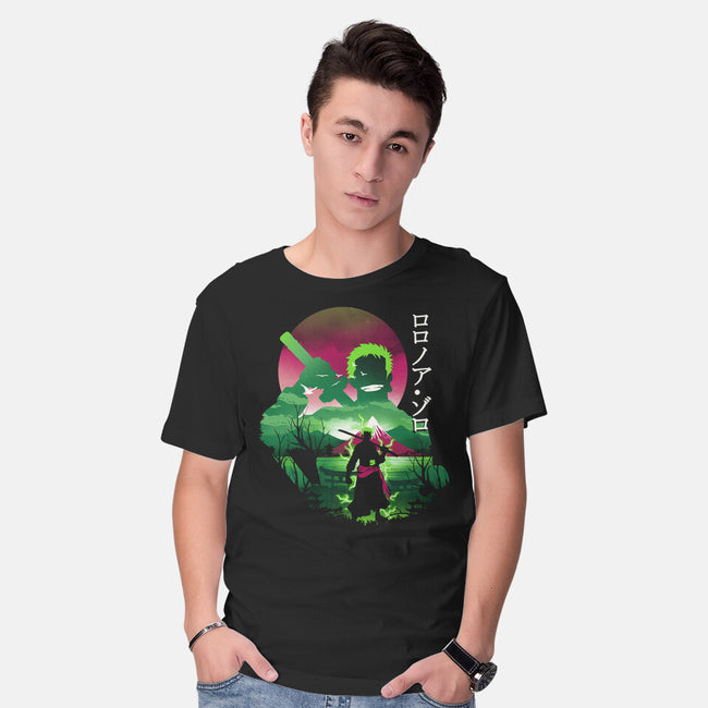 Zoro Landscape-mens basic tee-dandingeroz